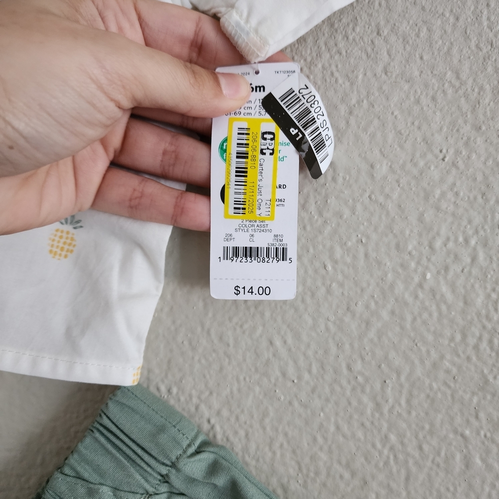 Bundle Tahari 6 To 9 Months New Without Tags & Carters 6 Months Outfit - Picture 12 of 14